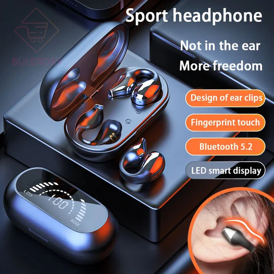 #1 Best Seller - Wireless Ear Clip Bone Conduction Headphones