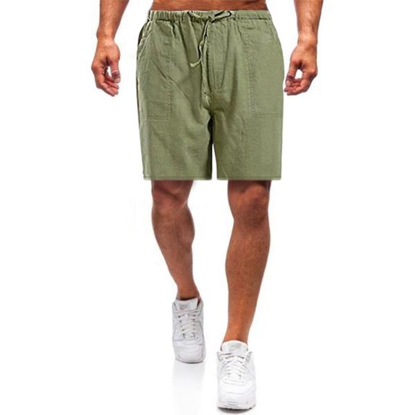 Men's linen loose casual shorts