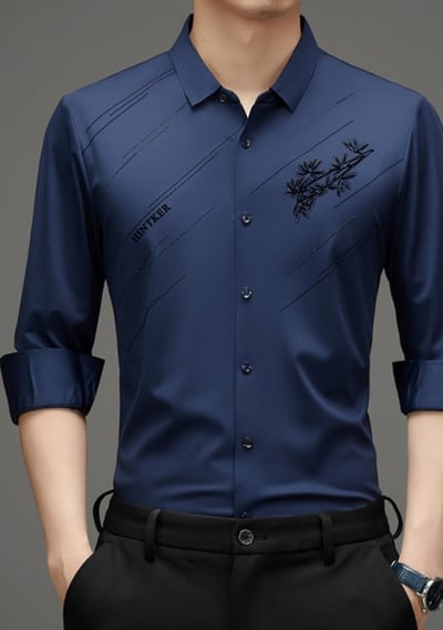 Men's warm anti-wrinkle shirt