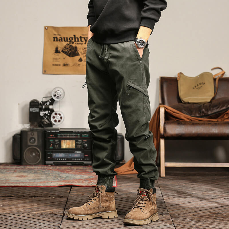 Retro Multi-Pocket Cargo Pants