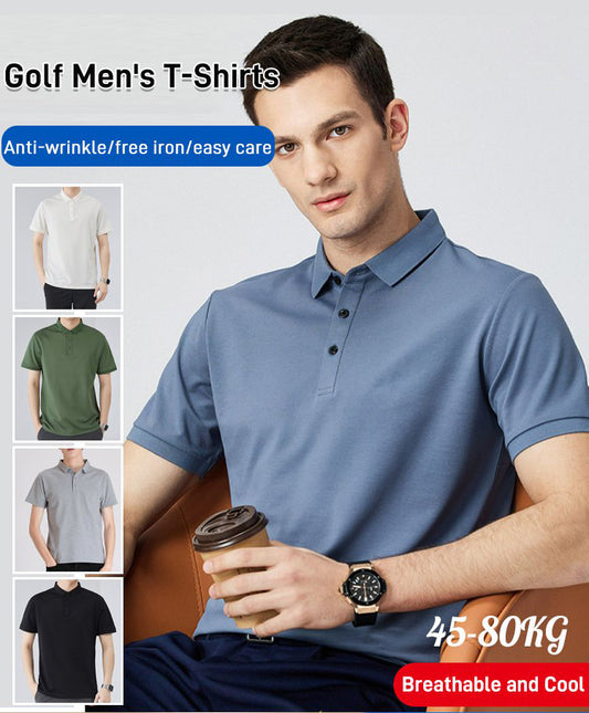 Large Size Golf Men's Shirt