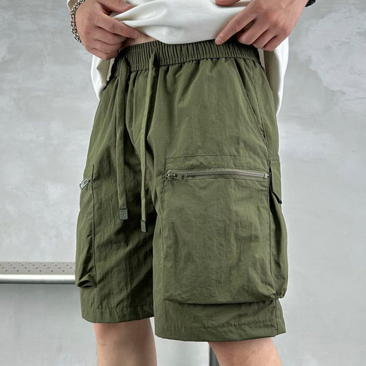 Men's Loose Fit Cargo Shorts with Multi Pockets