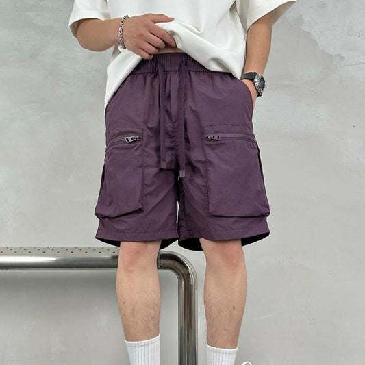 Men's Loose Fit Cargo Shorts with Multi Pockets