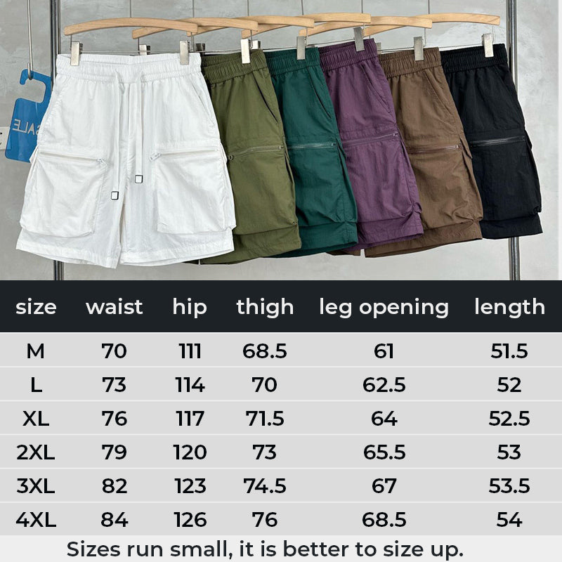 Men's Loose Fit Cargo Shorts with Multi Pockets