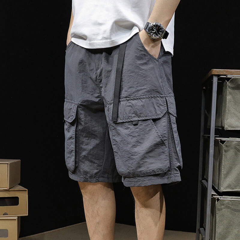 Multi-Pocket Cargo Shorts