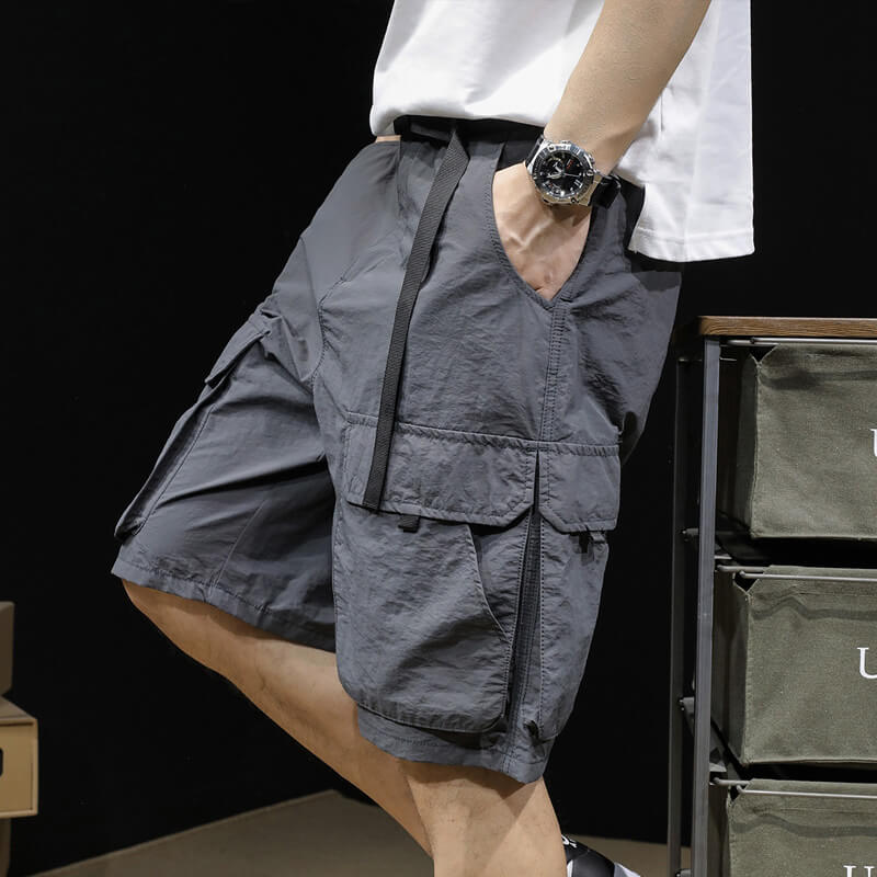 Multi-Pocket Cargo Shorts