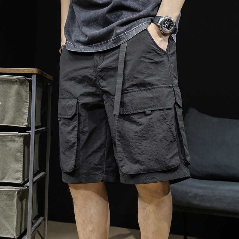 Multi-Pocket Cargo Shorts