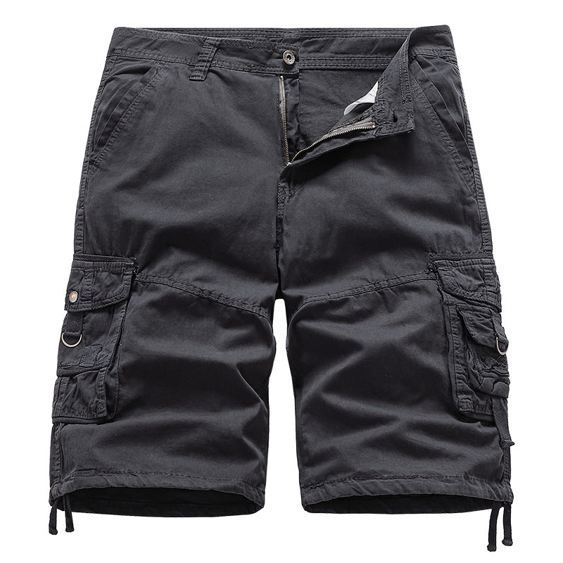 Mid Waist Cargo Shorts