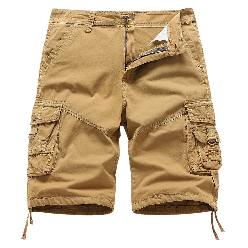 Mid Waist Cargo Shorts