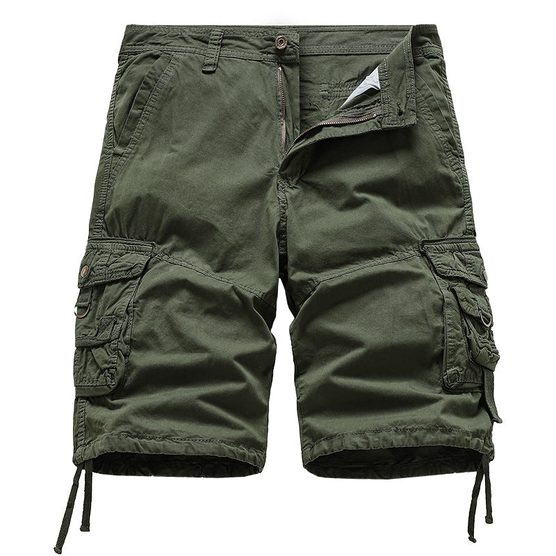 Mid Waist Cargo Shorts