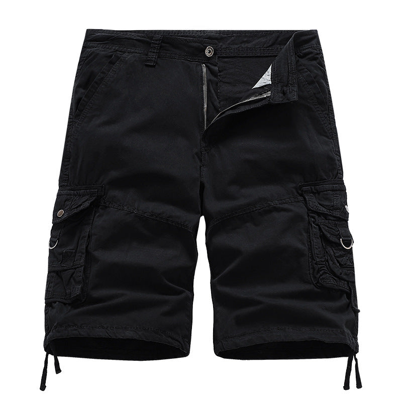 Mid Waist Cargo Shorts