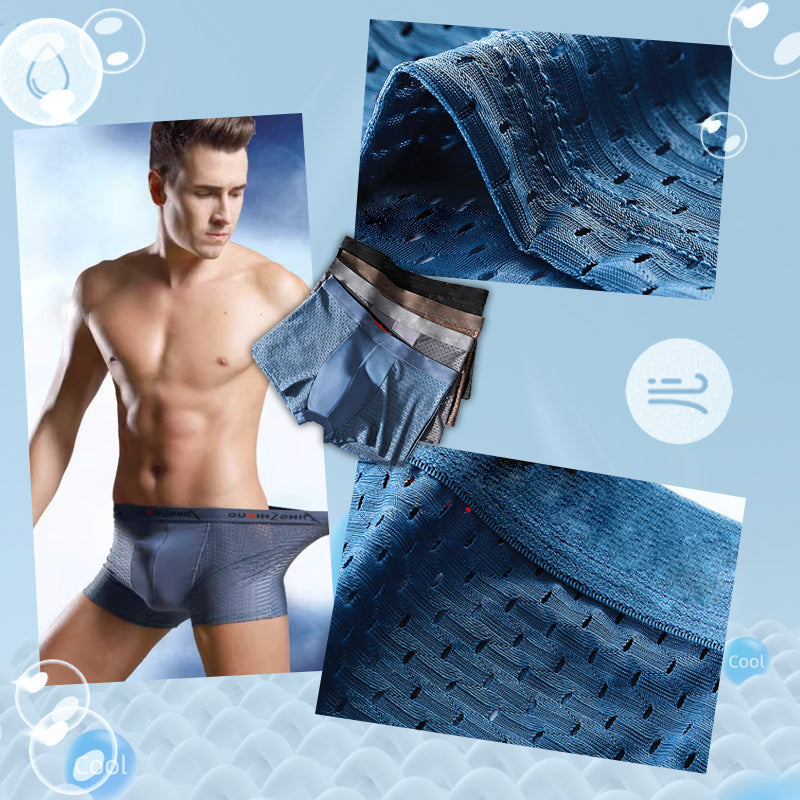 Men's Mesh Breathable Boxer Briefs