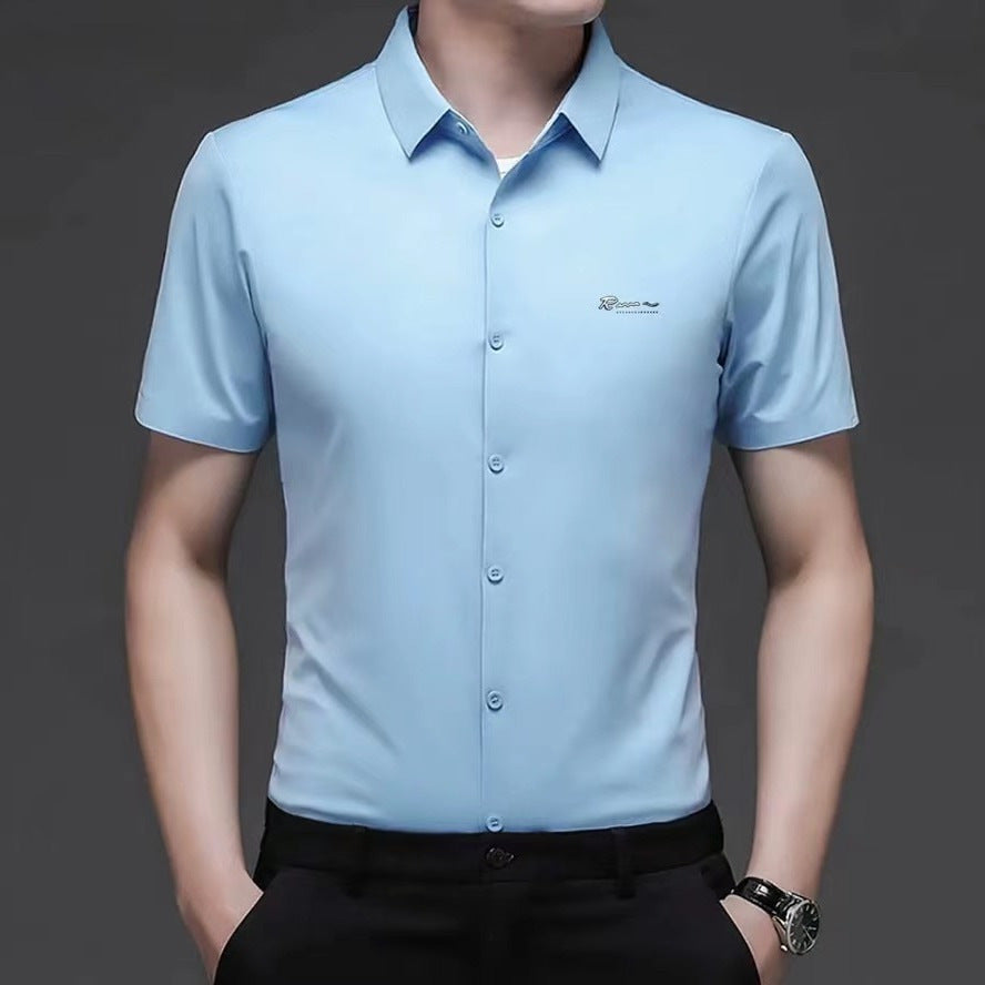 Men's Short Sleeve Non-Iron Business Shirt