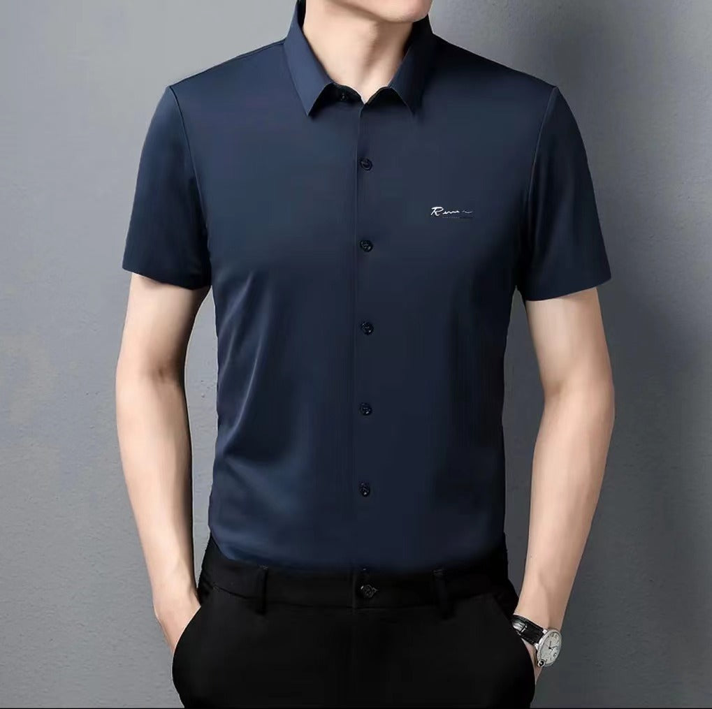 Men's Short Sleeve Non-Iron Business Shirt