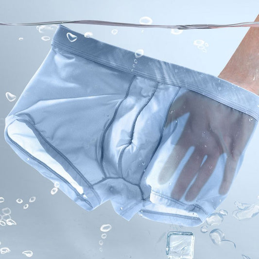 Antibacterial Thin and Light Men's Ice Silk Brief
