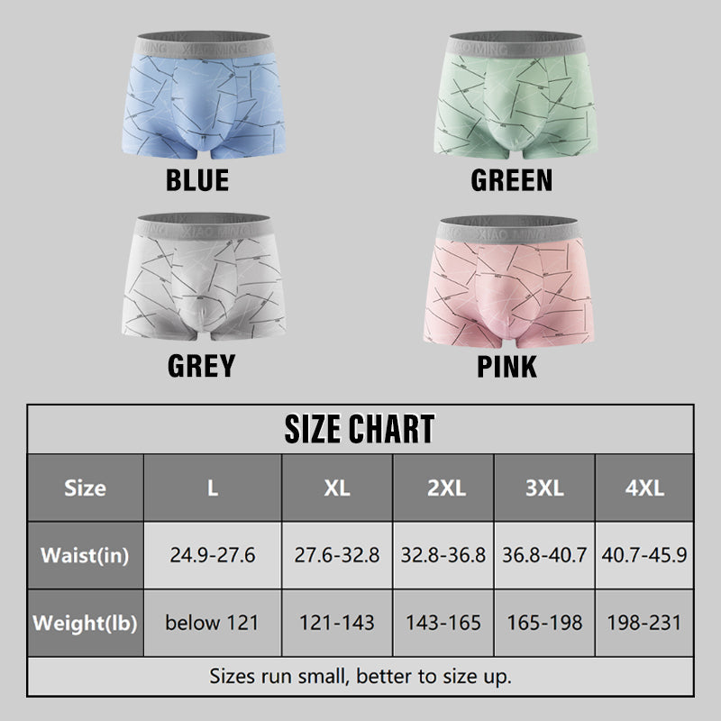 Men's Breathable Stretch Boxer Briefs