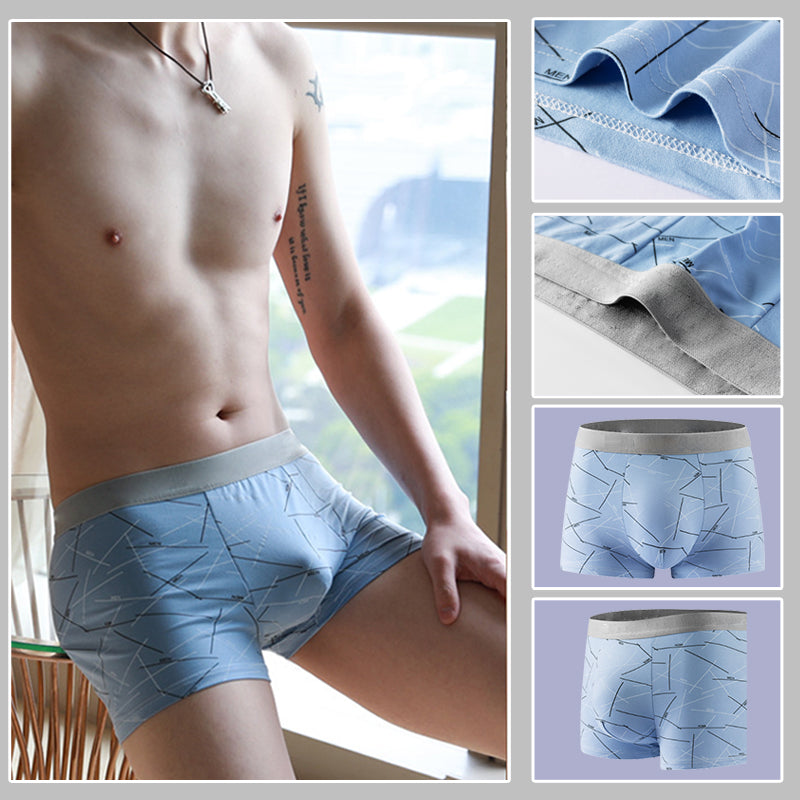 Men's Breathable Stretch Boxer Briefs