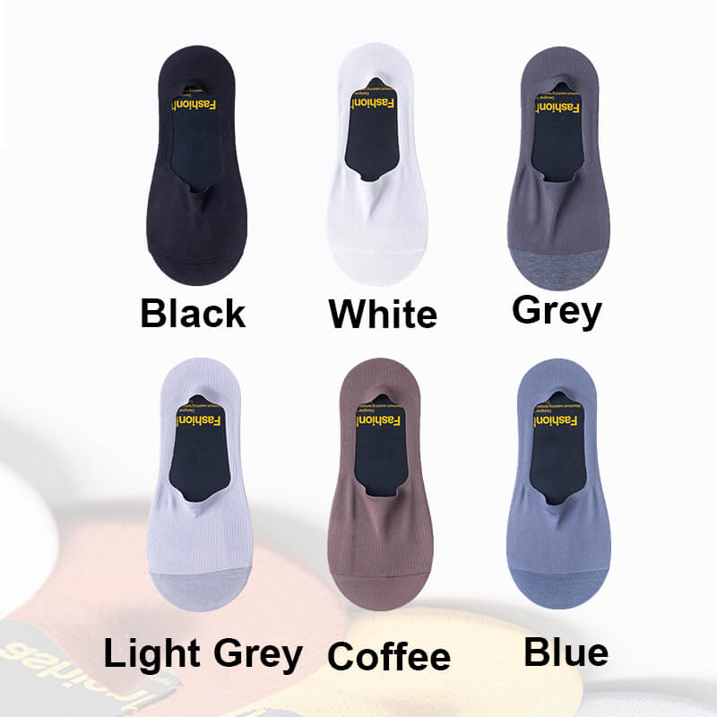 Thin breathable mesh short socks