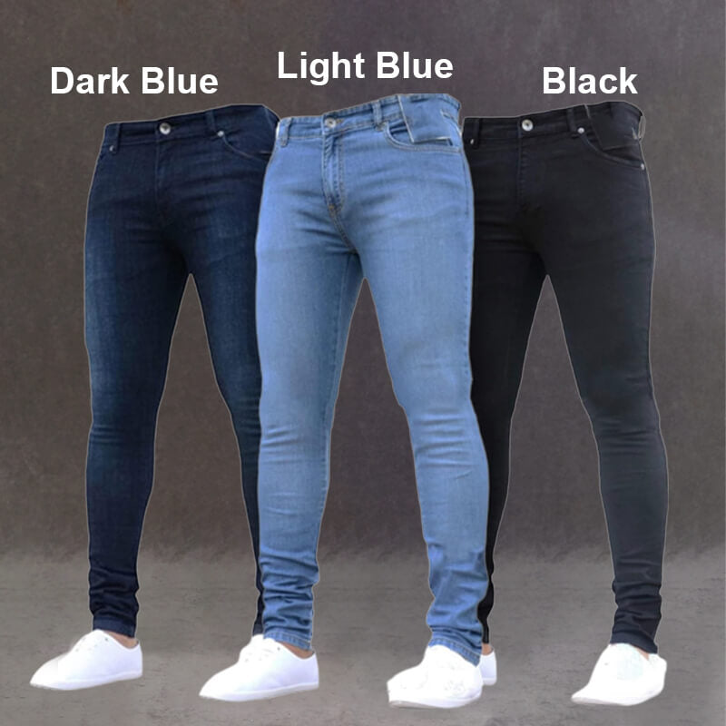 Men's Slim Fit Denim Stretch Jeans