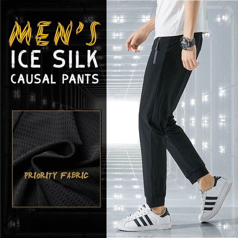 Men's Ice Silk/Mesh Casual Pants