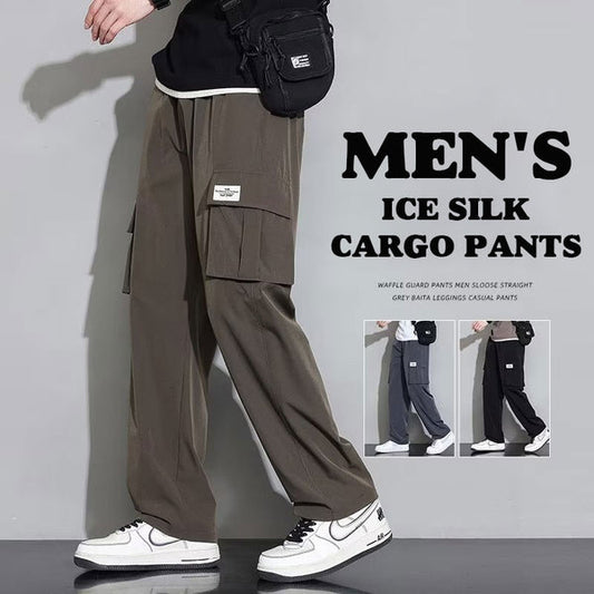 Men'S Ice Silk Cargo Pants(BUY 2 FREE SHIPPING)