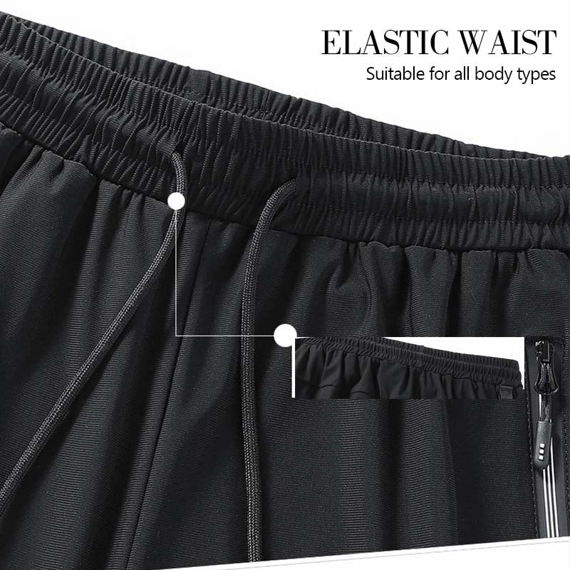 Breathable Ice Silk Drape Casual Pants