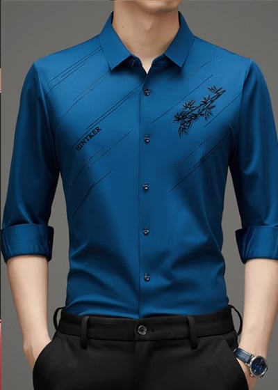 Men's warm anti-wrinkle shirt