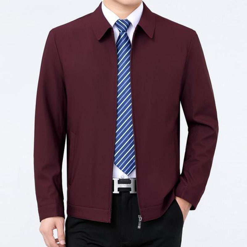 Men's Solid Color Business Jacket（50% OFF）