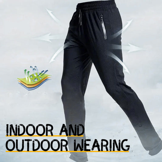 Men's Ice Silk/Mesh Casual Pants