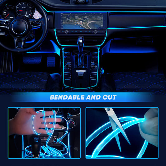 Pousbo® Car Ambient Light Cold Light Lamp Strip