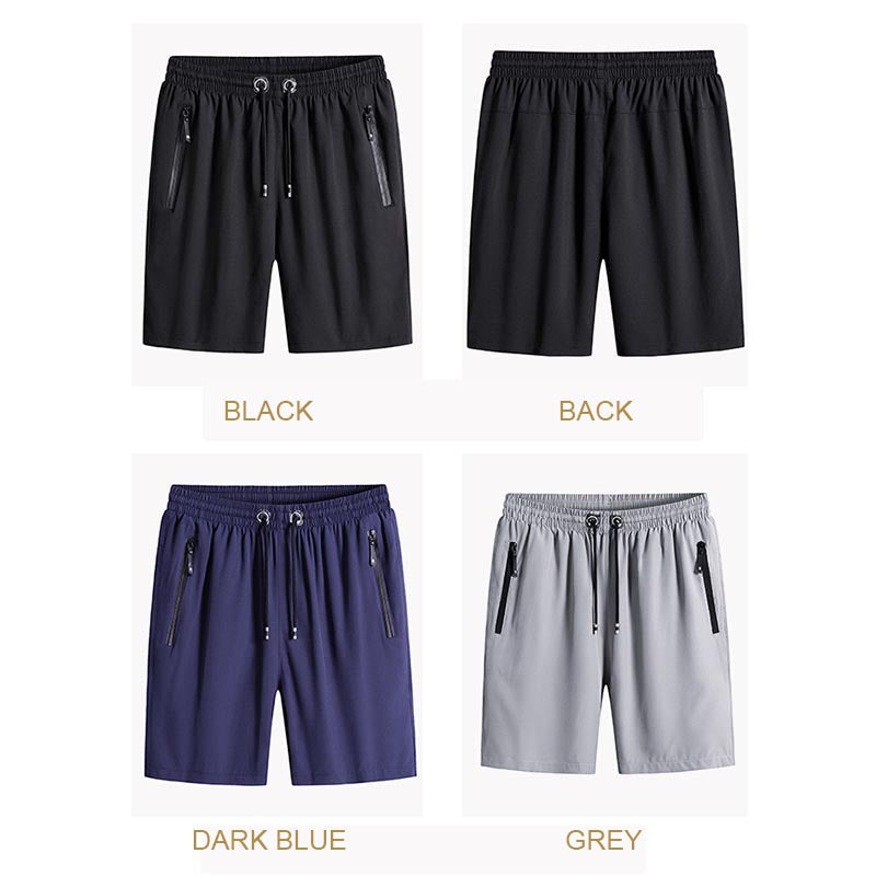 Men's Plus Size Ice Silk Stretch Shorts——BUY 1 GET 1 FREE