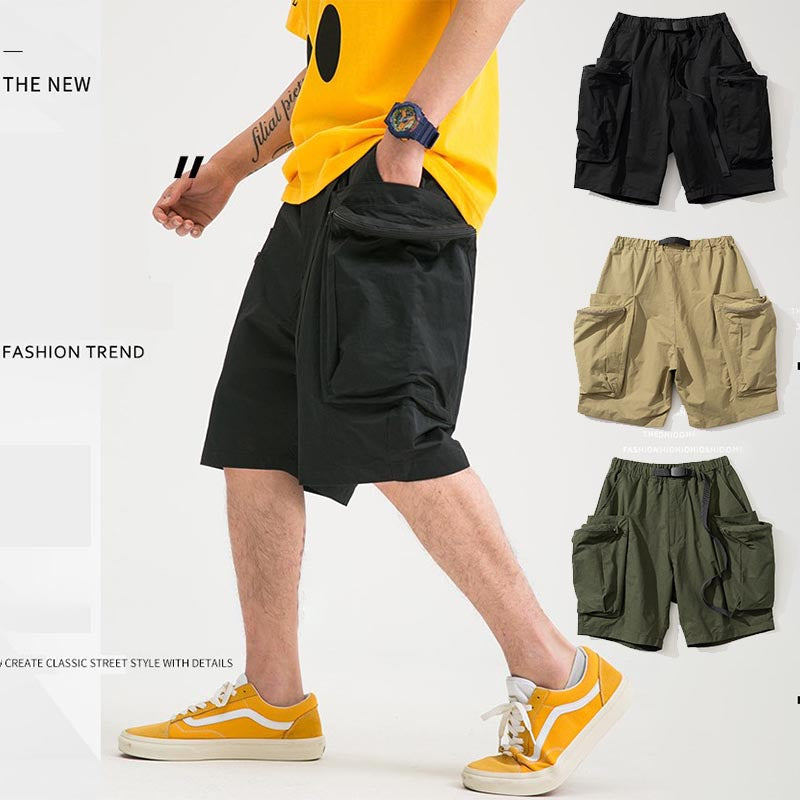 Men's Large Pocket Loose Quick Dry Shorts