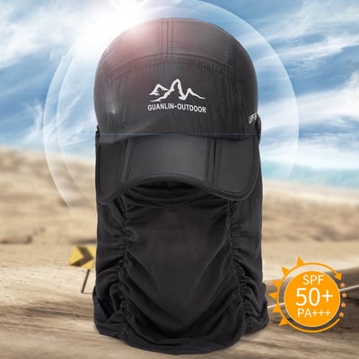 HOT SALE! Retractable brim outdoor/fishing/riding/climbing sunblock hat