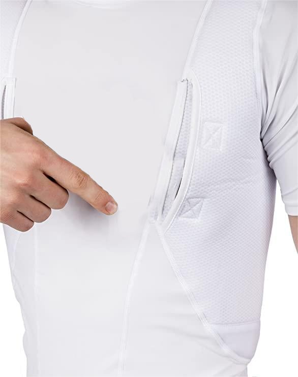 MEN'S CONCEALED LEATHER HOLSTER T-SHIRT (BUY 2 FREE SHIPPING)