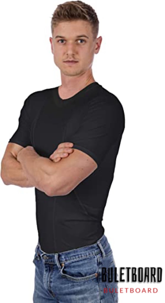 MEN'S CONCEALED LEATHER HOLSTER T-SHIRT (BUY 2 FREE SHIPPING)