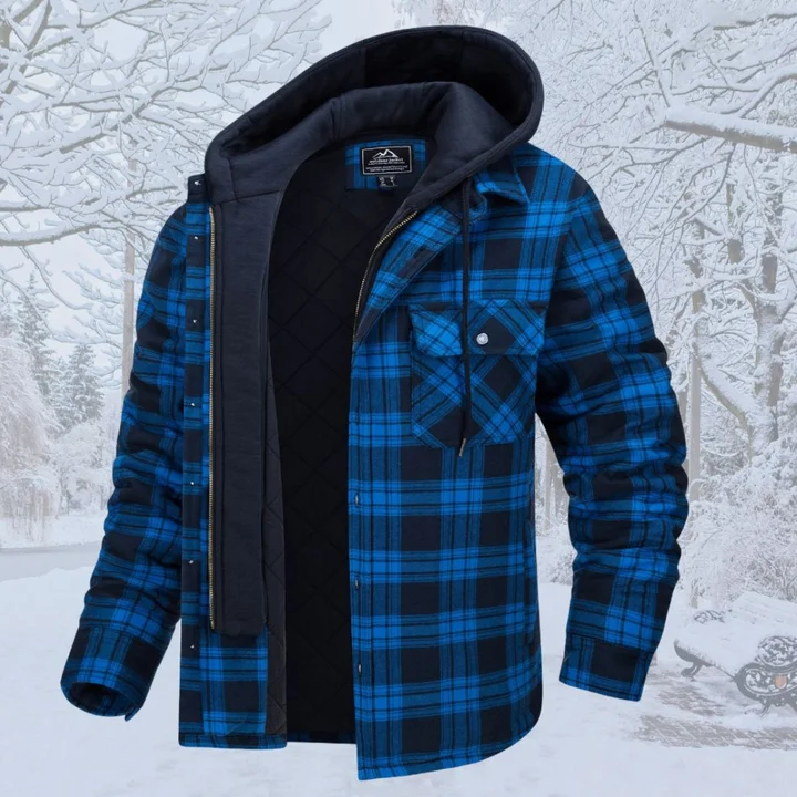 Men's Warm Winter Jacket (Detachable hat) - Free Shipping