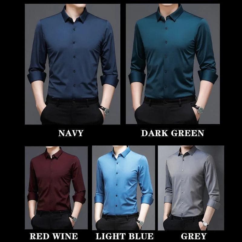 Non-Iron Wrinkle-Free Stretch Shirt （buy 2 free shipping）