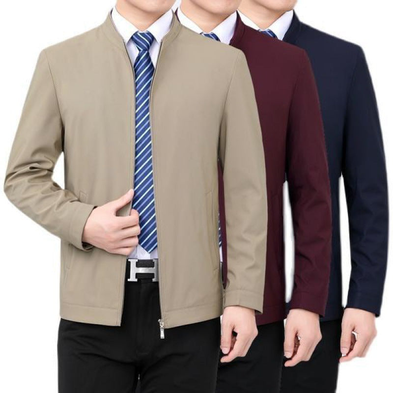 Men's Solid Color Business Jacket（50% OFF）