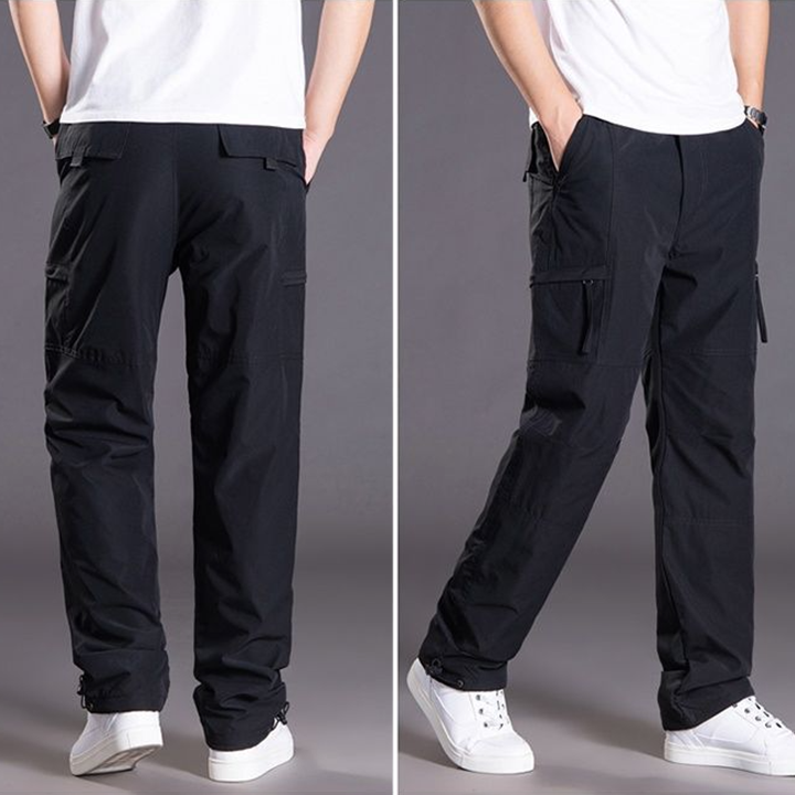 Windproof & Waterproof Softshell Fleece Lined Outdoor Cargo Pants