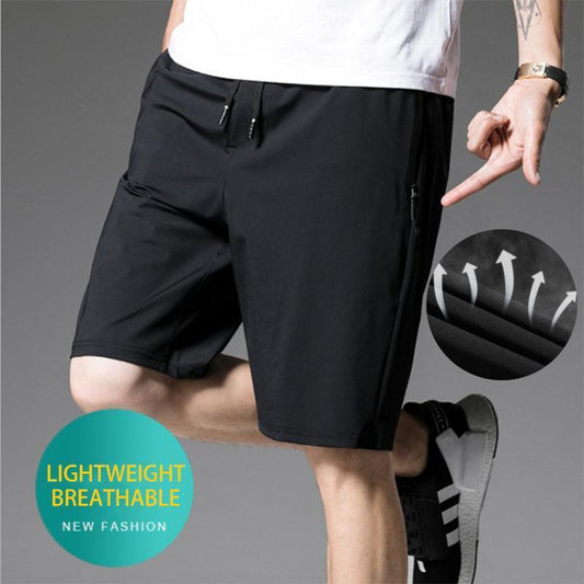 Ice Silk Stretch Sports Quick-drying Shorts