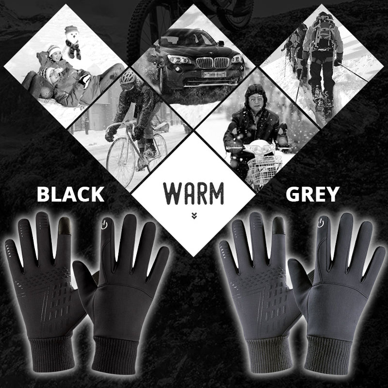 Winter Fleece Waterproof Touch Screen Gloves For Men（50% OFF）