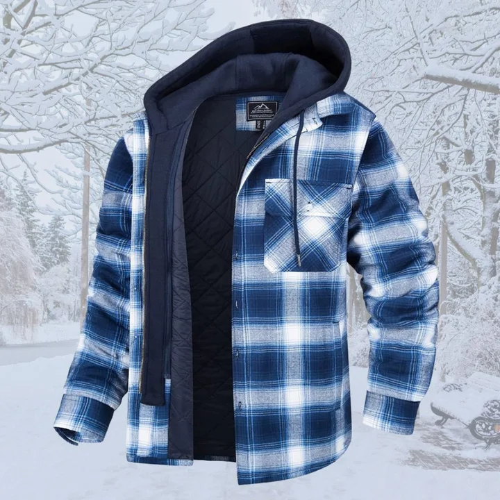 Men's Warm Winter Jacket (Detachable hat) - Free Shipping