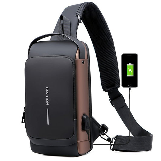 USB Rechargeable Anti-theft Shoulder Bag