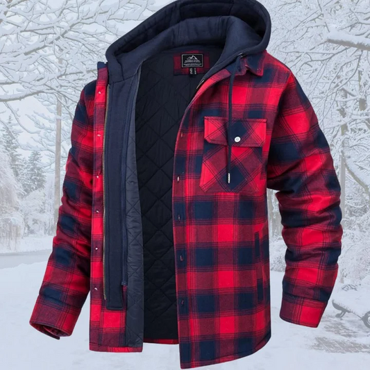 Men's Warm Winter Jacket (Detachable hat) - Free Shipping