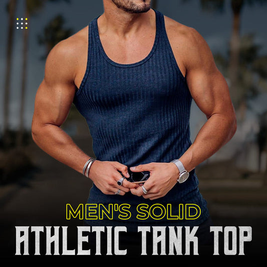 50% off — Men's Solid Athletic Tank Top