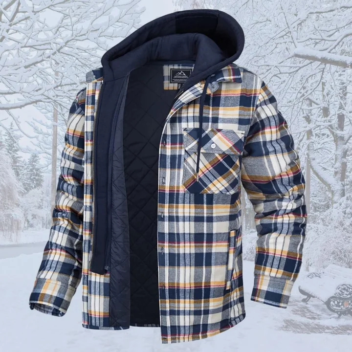 Men's Warm Winter Jacket (Detachable hat) - Free Shipping