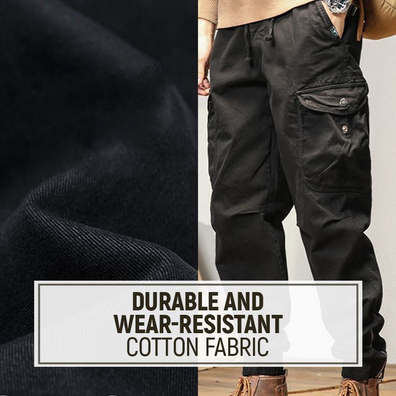 Men’s Fashionable Thickened Cargo Outdoor Pants