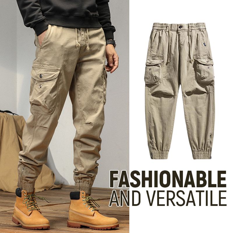 Men’s Fashionable Thickened Cargo Outdoor Pants