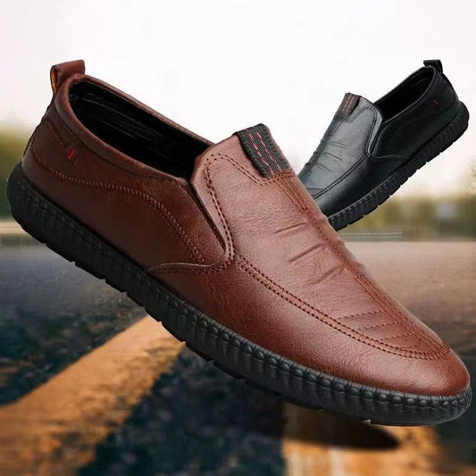 Men’s Slip-on Business Casual Leather Shoes（50% OFF）