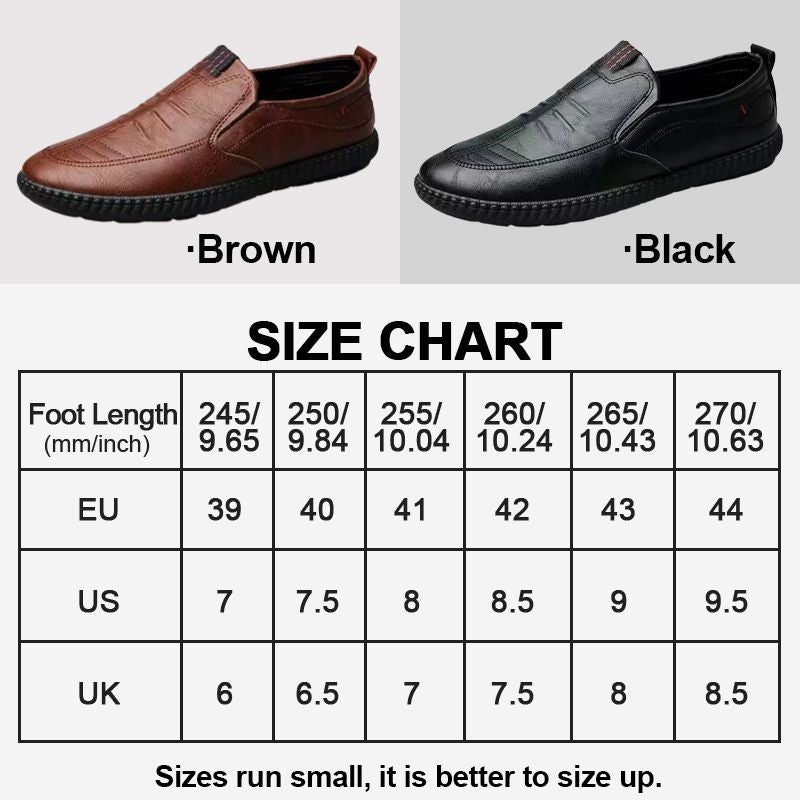 Men’s Slip-on Business Casual Leather Shoes（50% OFF） – kyayu